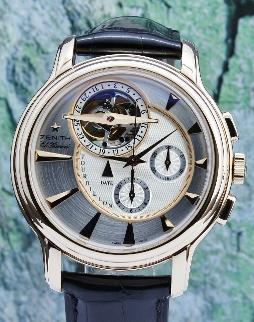 (image for) Zenith 18K Rose Gold Chronomaster XXT Tourbillon Limited Edition 50 Pieces